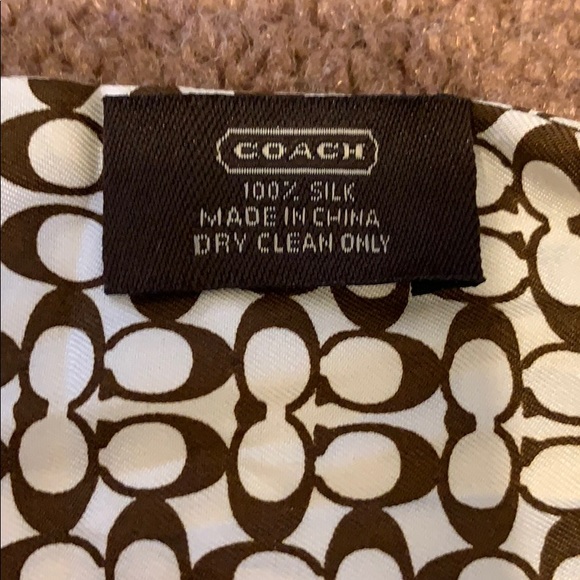 Coach ponytail or pocketbook scarf - Picture 2 of 4